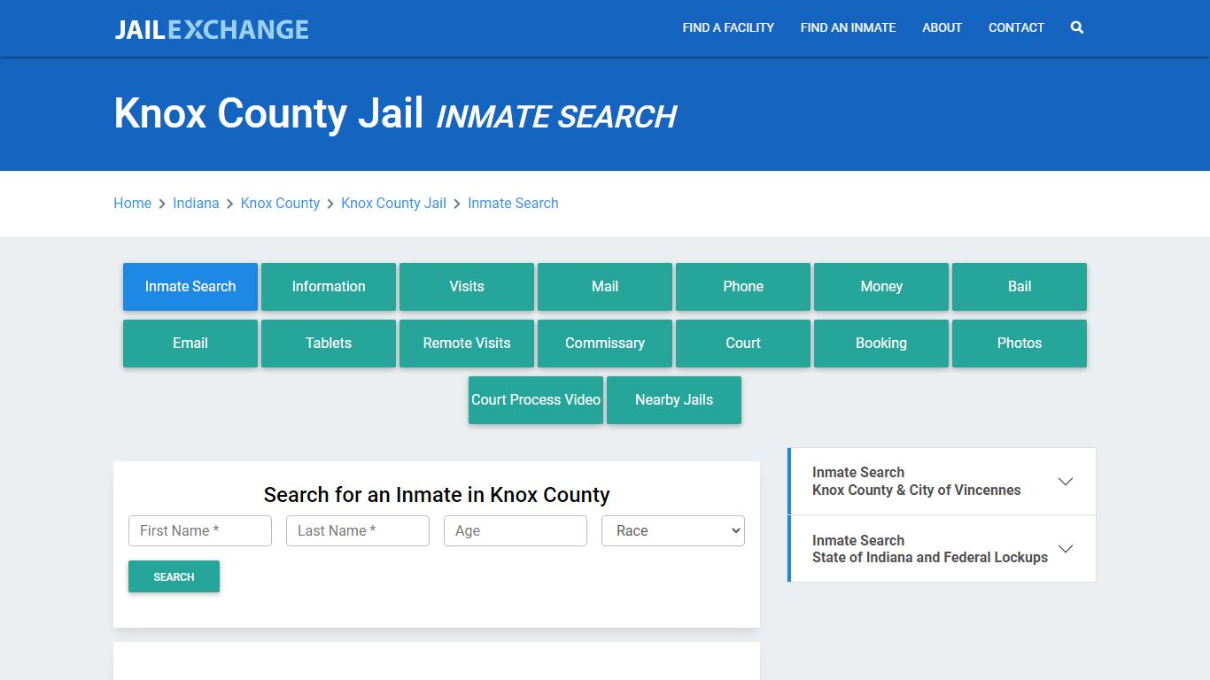 Knox County Jail, IN Inmate Search: Roster & Mugshots - Jail Exchange